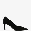 Pantofi Baldinini Suede Pointed-Toe negri