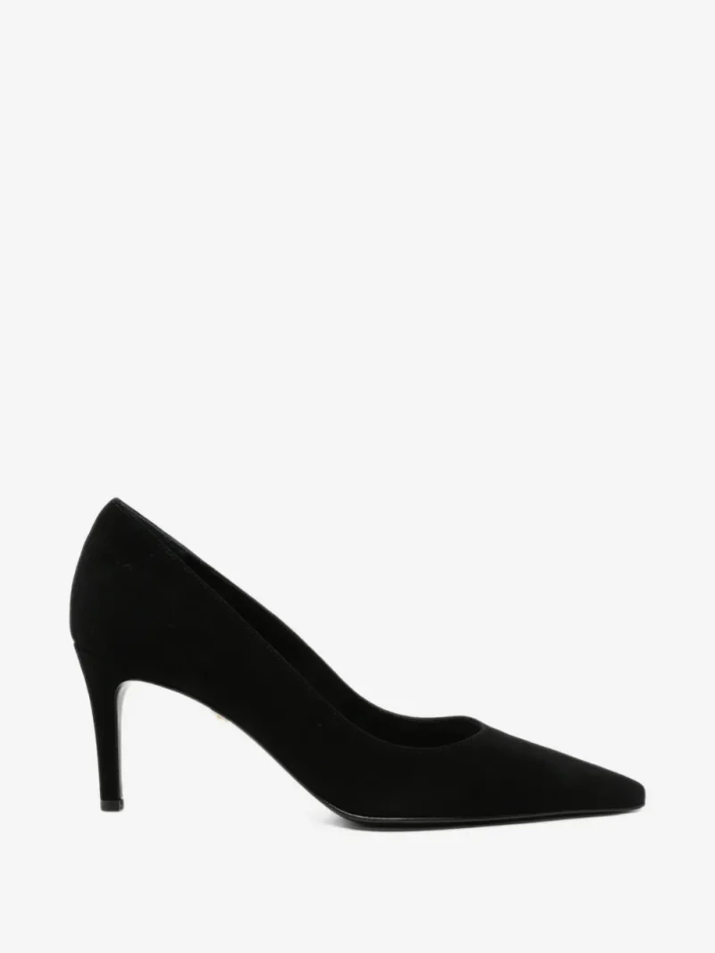 Pantofi Baldinini Suede Pointed-Toe negri