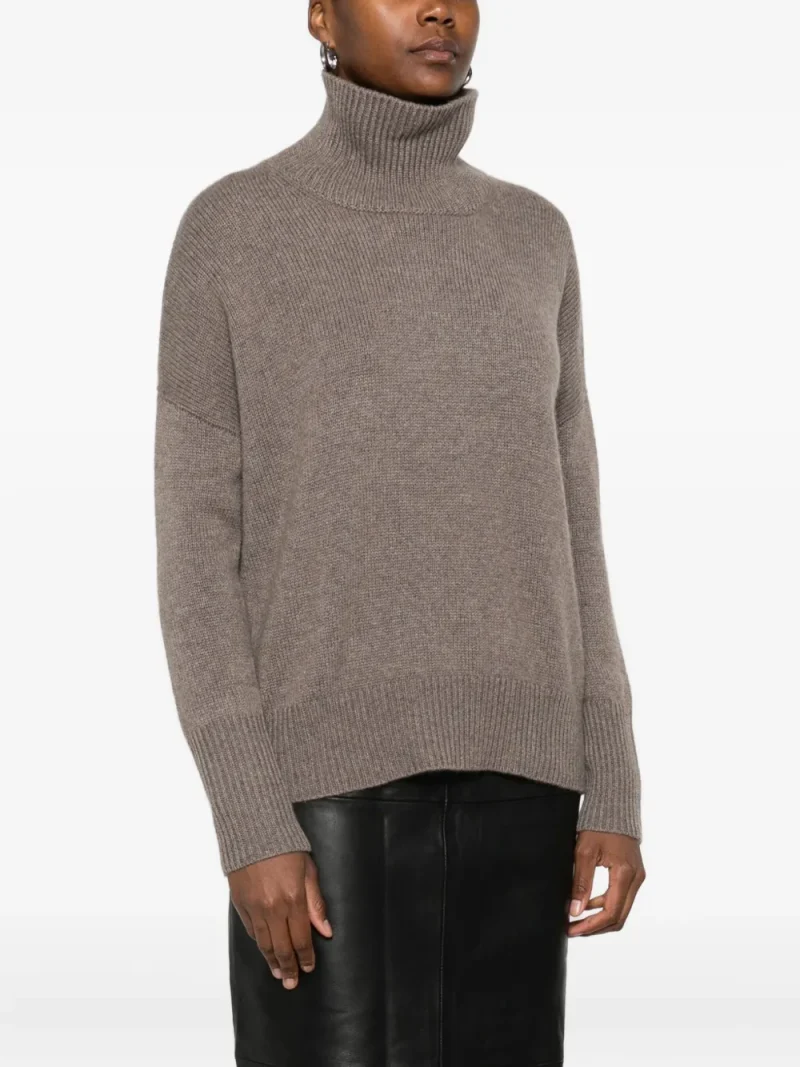Pulover Lisa Yang Heidi Roll-Neck maro - imagine 3