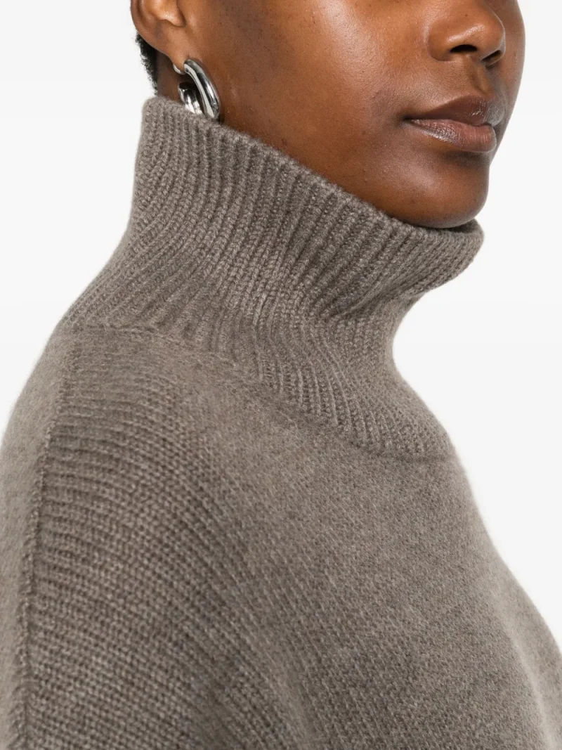 Pulover Lisa Yang Heidi Roll-Neck maro - imagine 5