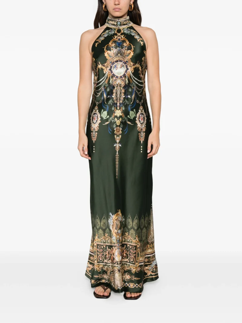 Alternative view of Rochie maxi Camilla The Secession Sessions verde