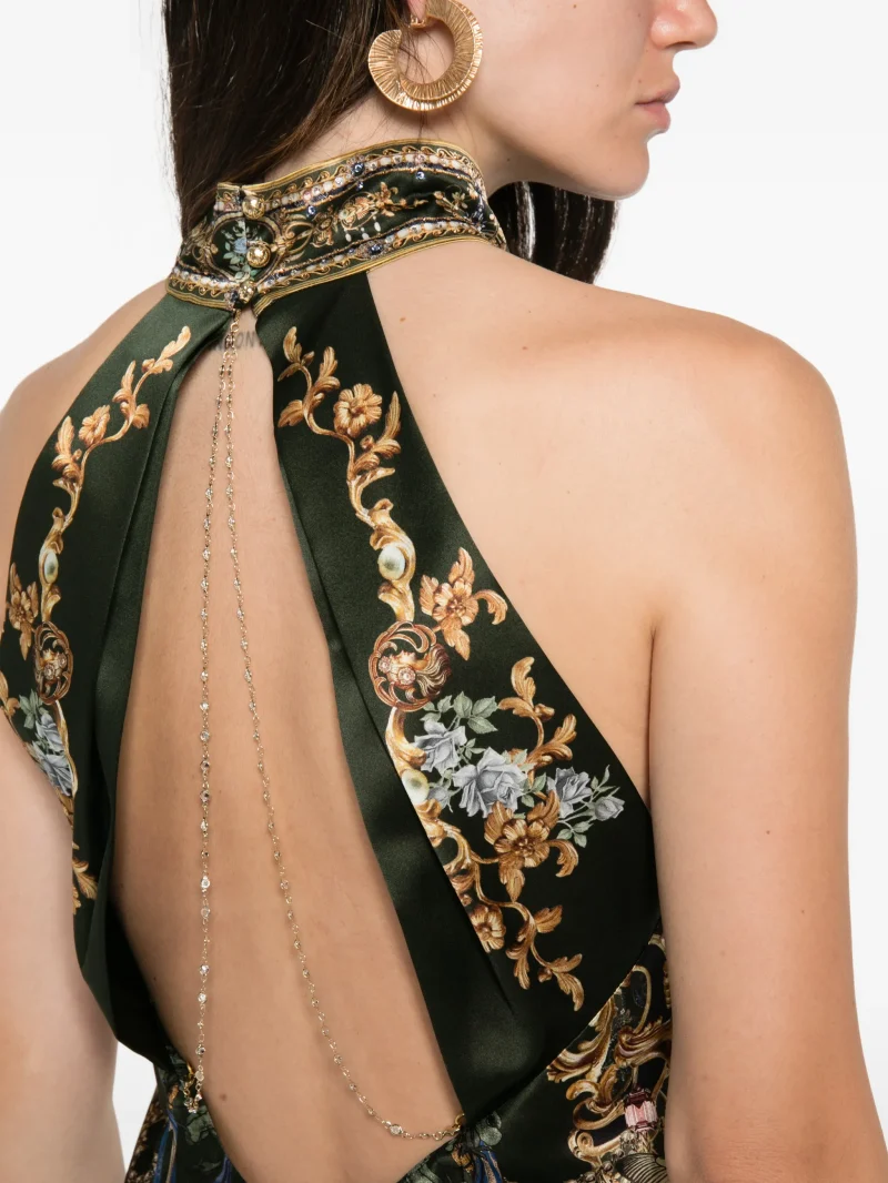 Rochie maxi Camilla The Secession Sessions verde - imagine 4