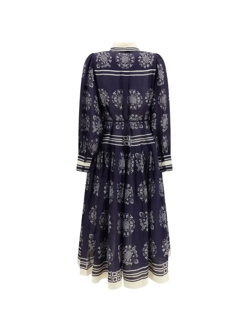 Alternative view of Rochie midi Alemais Banderra Floral-Print bleumarin