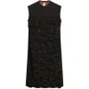 Rochie midi Marni Georgette negru