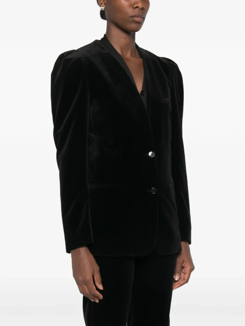 Sacou Isabel Marant Fereole Pocket negru - imagine 3