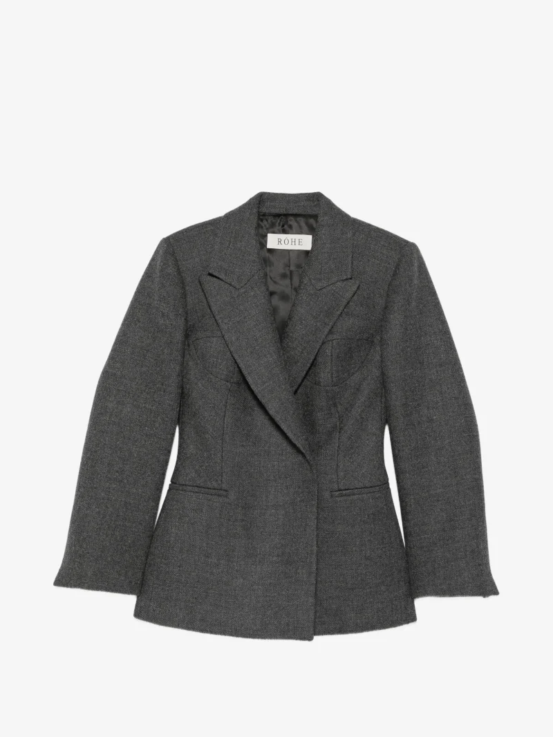 Sacou Rohe Cup Detailed gri
