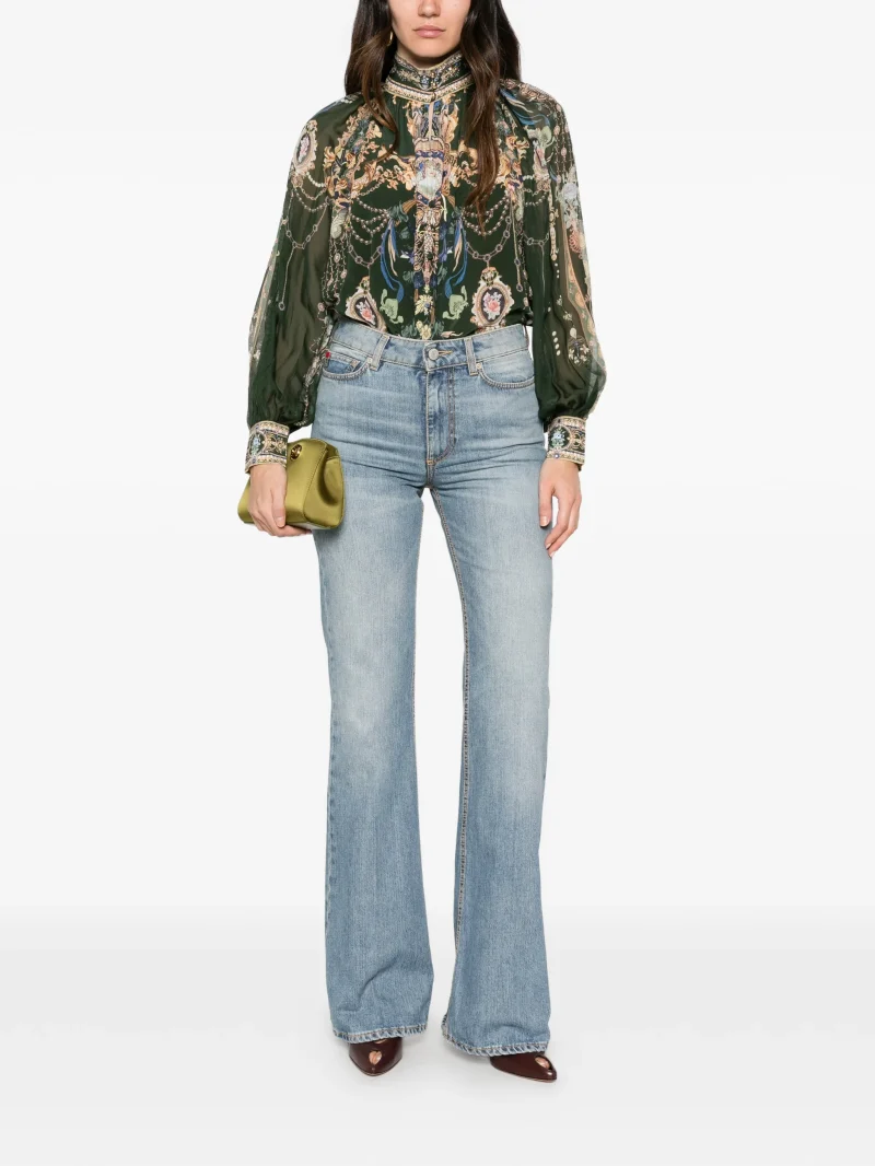 Top Camilla The Secession Sessions Baroque-Print verde - imagine 4