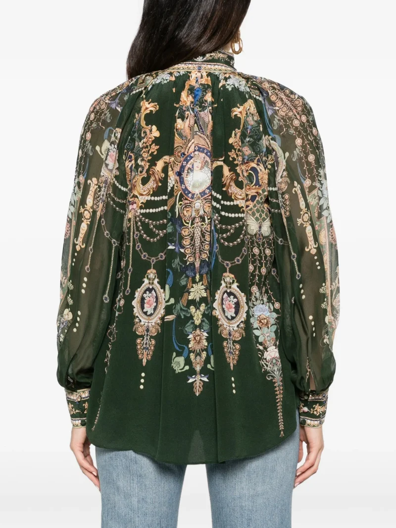 Alternative view of Top Camilla The Secession Sessions Baroque-Print verde