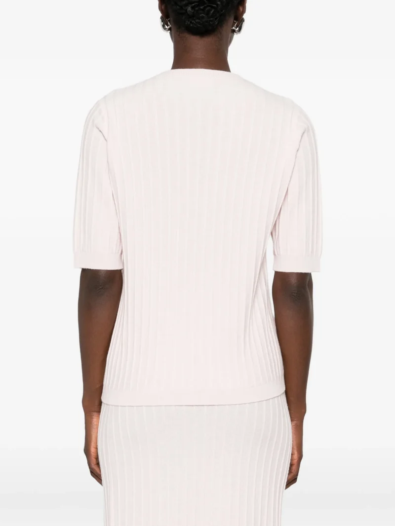 Alternative view of Top Fabiana Filippi Ribbed-Knit roz