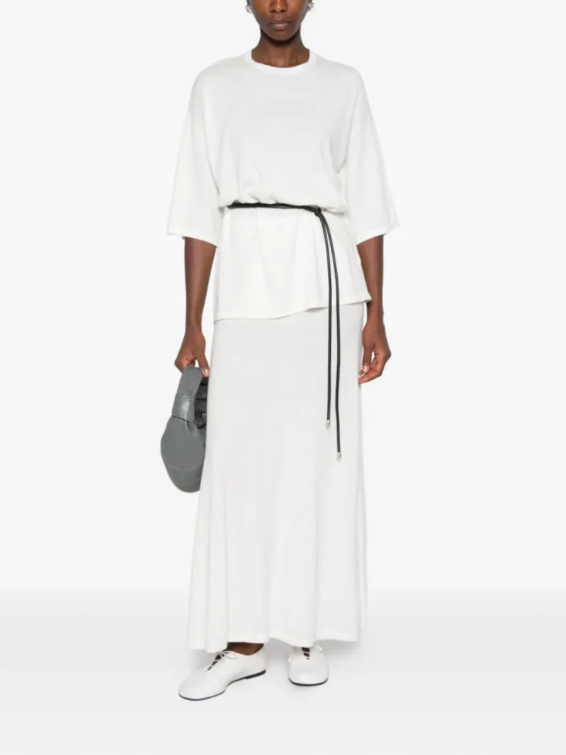 Top Lisa Yang Agnette Oversized alb - imagine 3