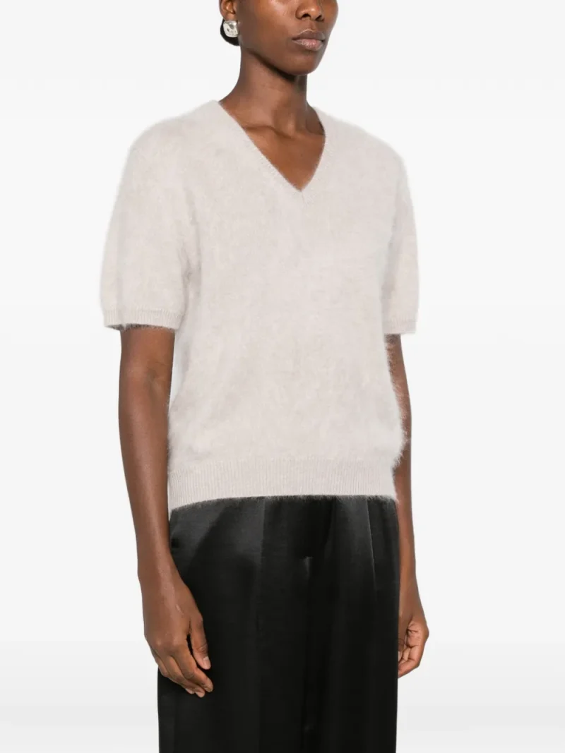 Top Lisa Yang Lovisa Brushed bej - imagine 3