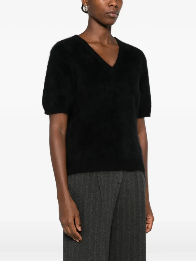 Top Lisa Yang Lovisa Brushed negru - imagine 3