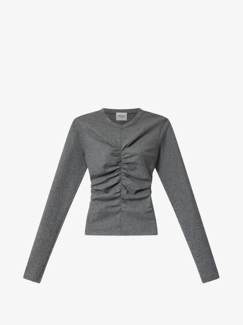 Top Marant Etoile Ruched gri
