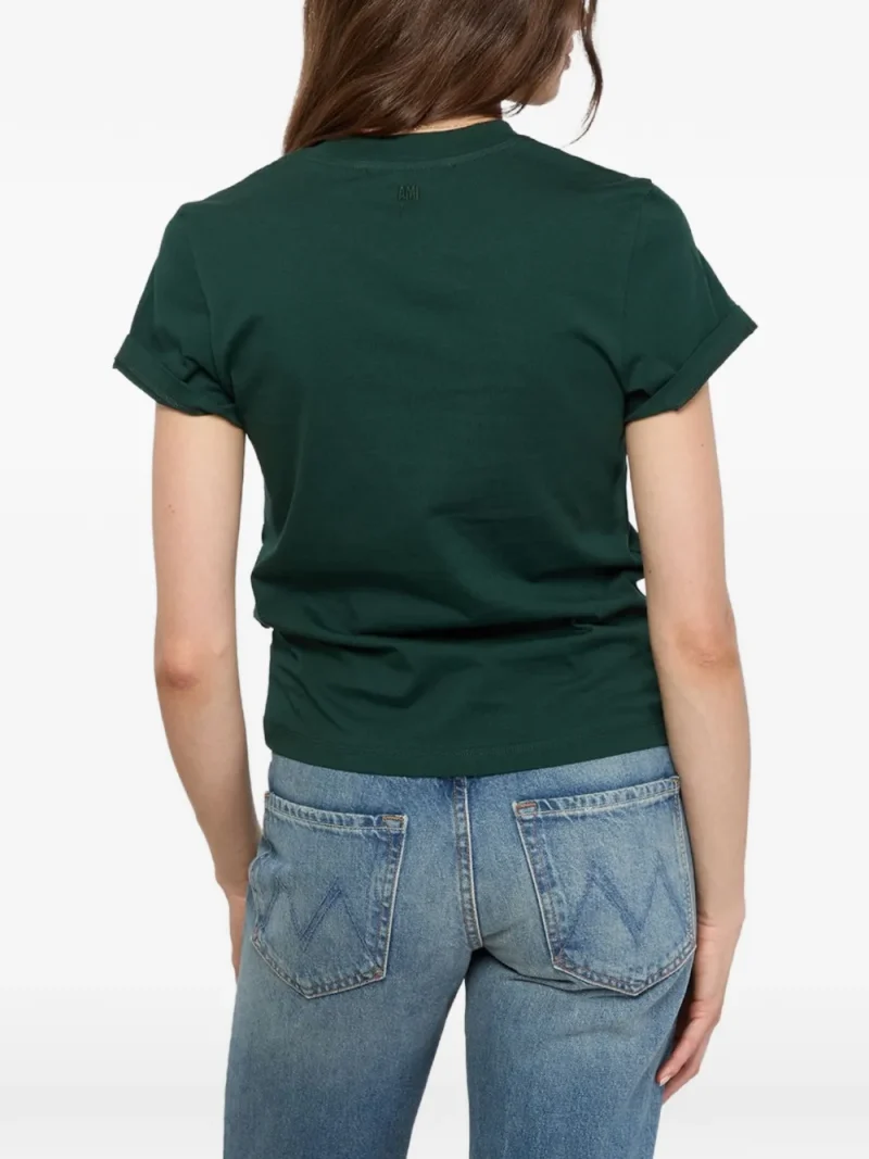 Alternative view of Tricou Ami Paris Ami de Coeur verde