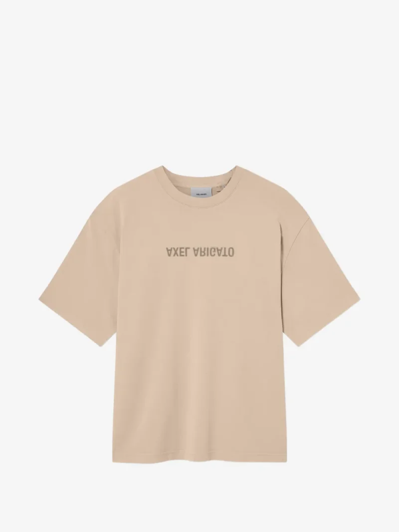 Tricou Axel Arigato Distort Washed bej
