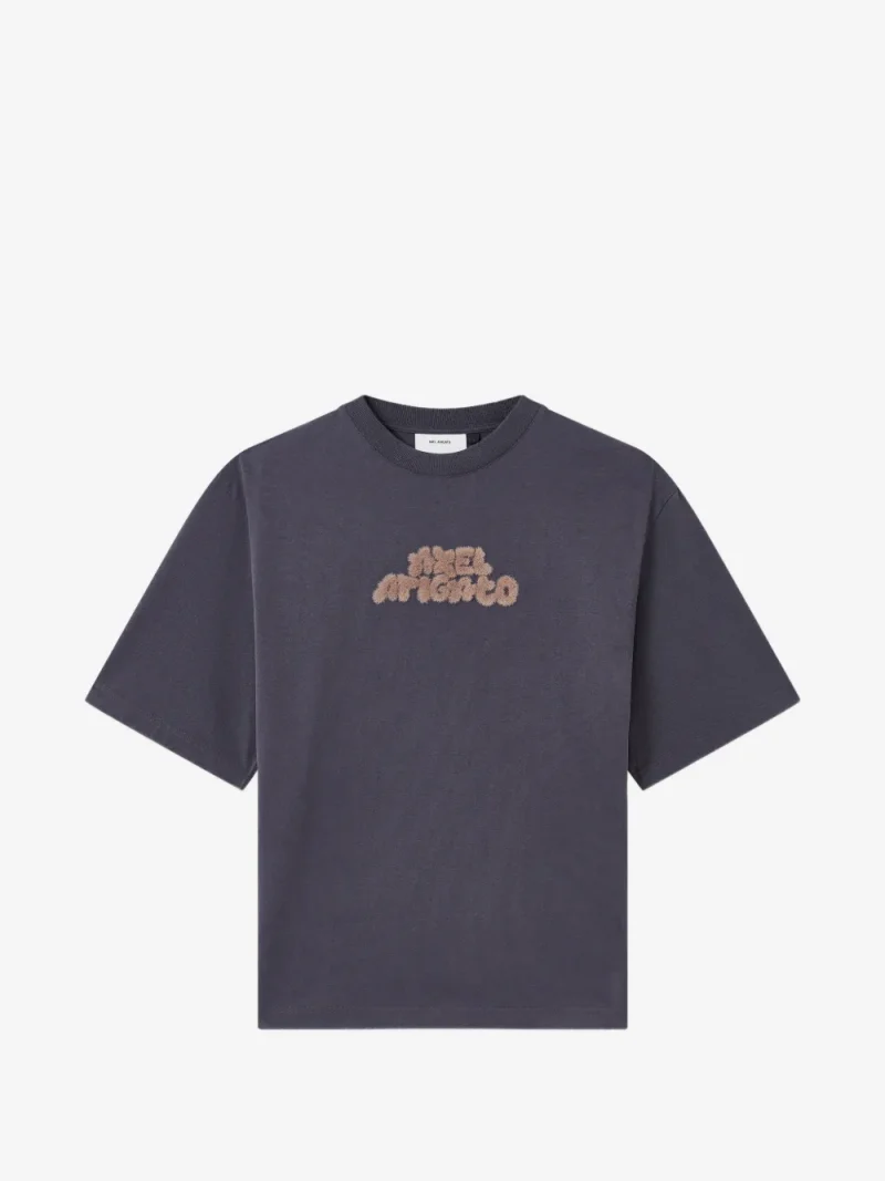 Tricou Axel Arigato Logo-Patch gri