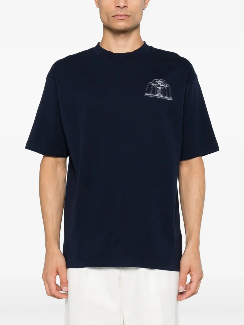 Alternative view of Tricou Drole De Monsieur Fountain bleumarin