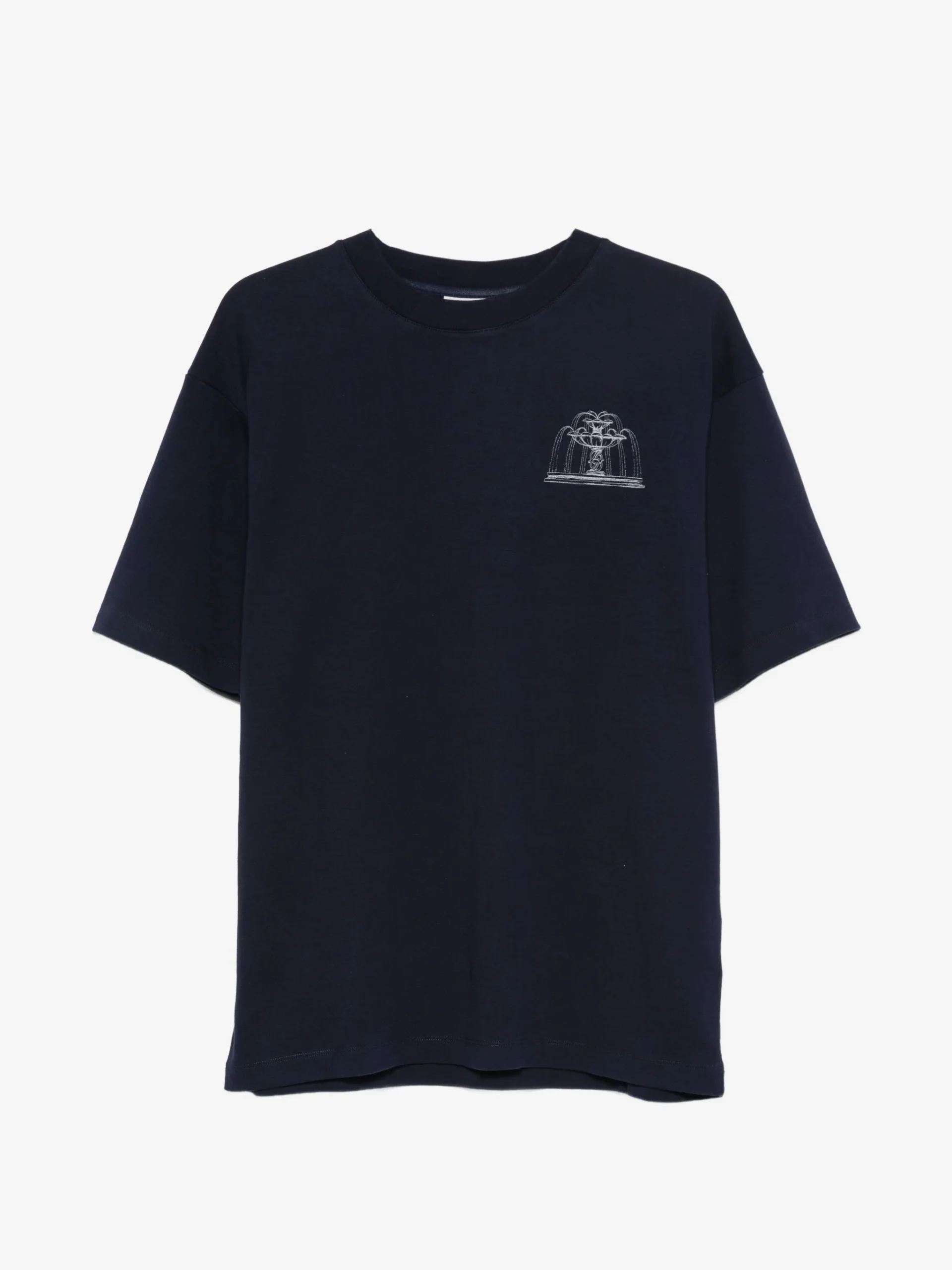 Tricou Drole De Monsieur Fountain bleumarin - imagine 3