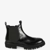 Ghete Baldinini Brogue-Detail Leather Chelsea negru