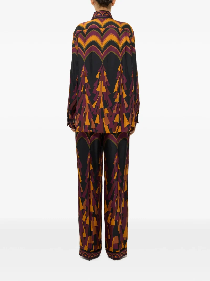 Pantaloni PUCCI Baiadera Print Silk multicolor - imagine 4
