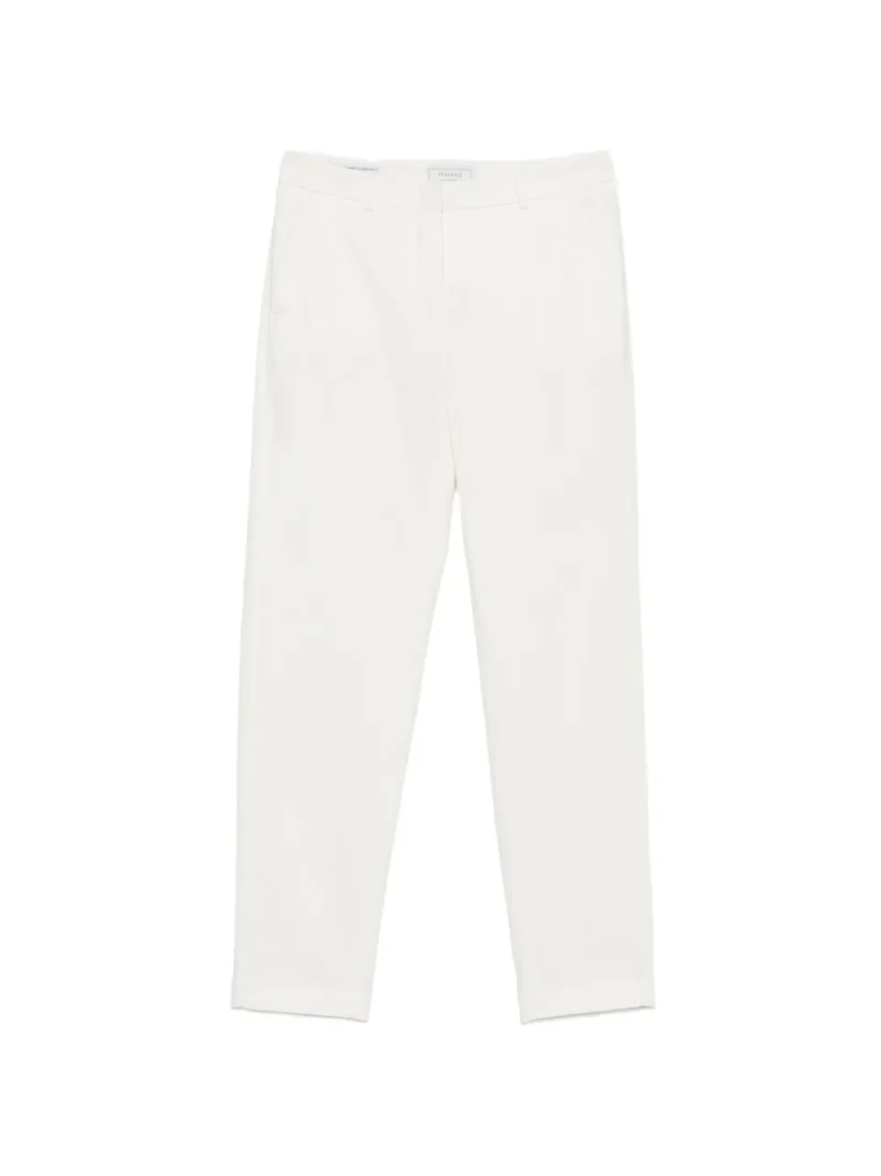 Pantaloni Peserico Straight-Leg Tailored alb