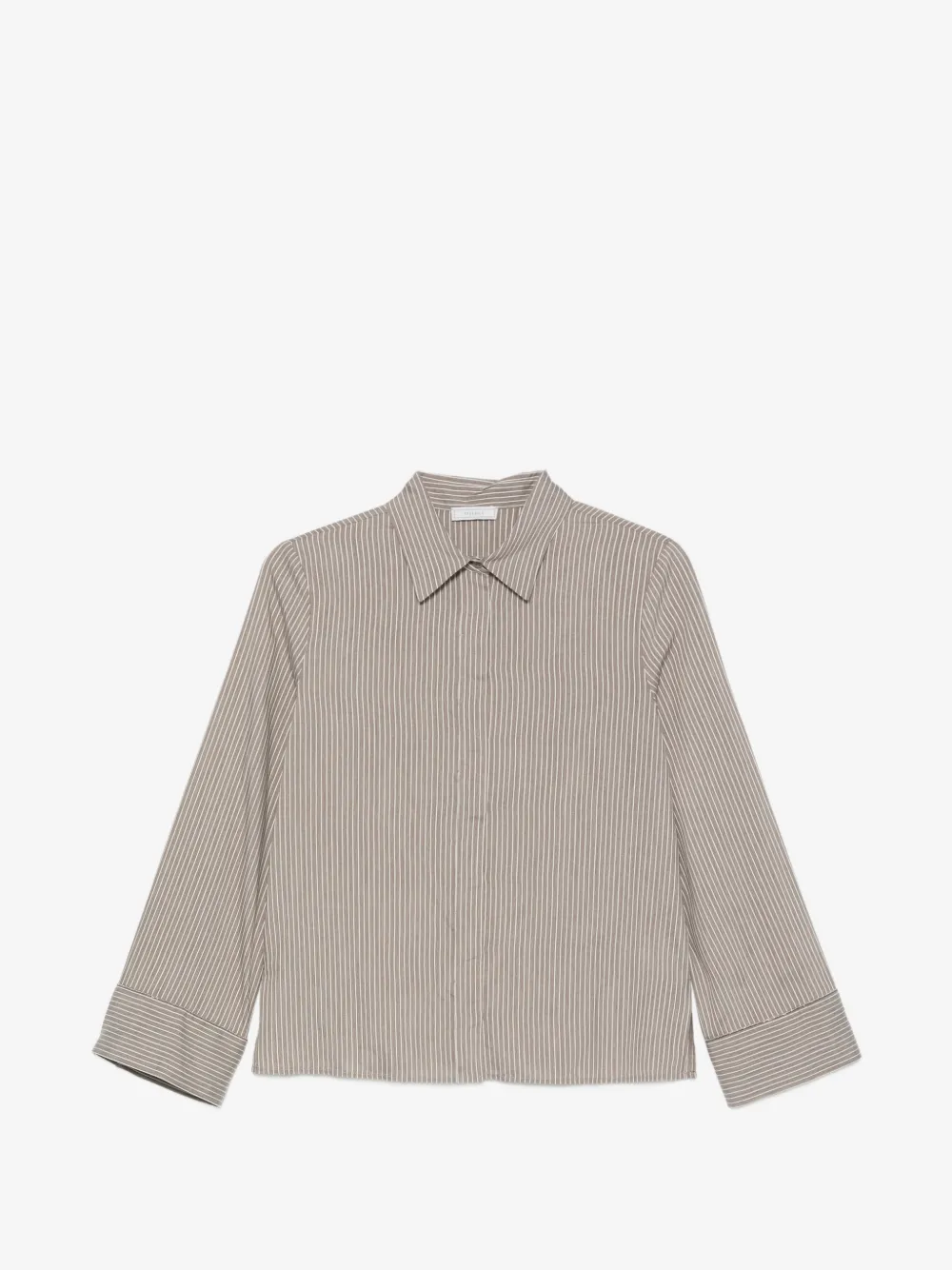 Camasa Peserico Striped Long-Sleeve gri