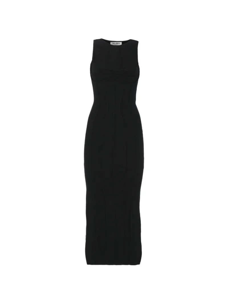 Rochie midi The Attico negru