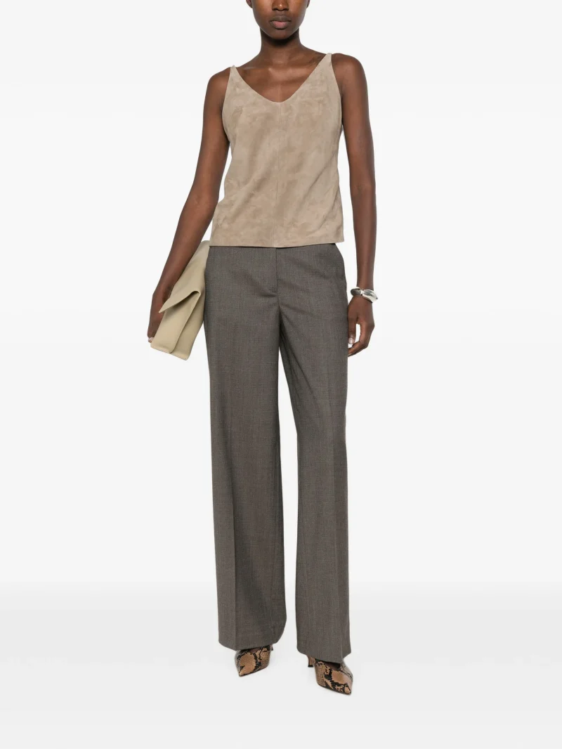 Pantaloni Peserico Pressed-Crease gri - imagine 4