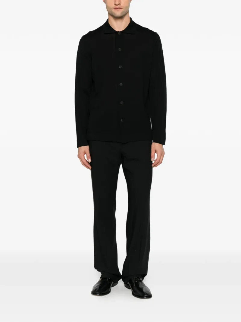 Cardigan Gran Sasso Button-Up negru - imagine 4