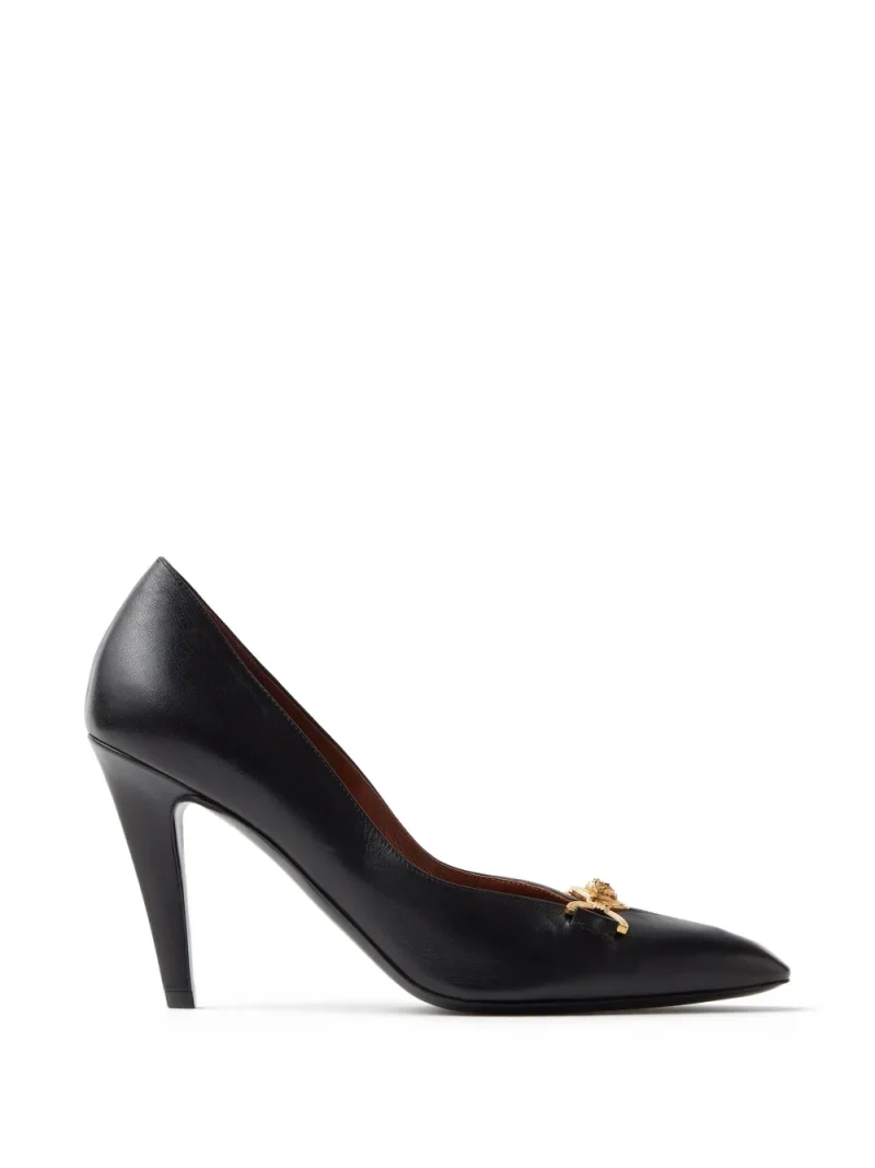 Pantofi Versace Clelia Nappa 90 mm negru