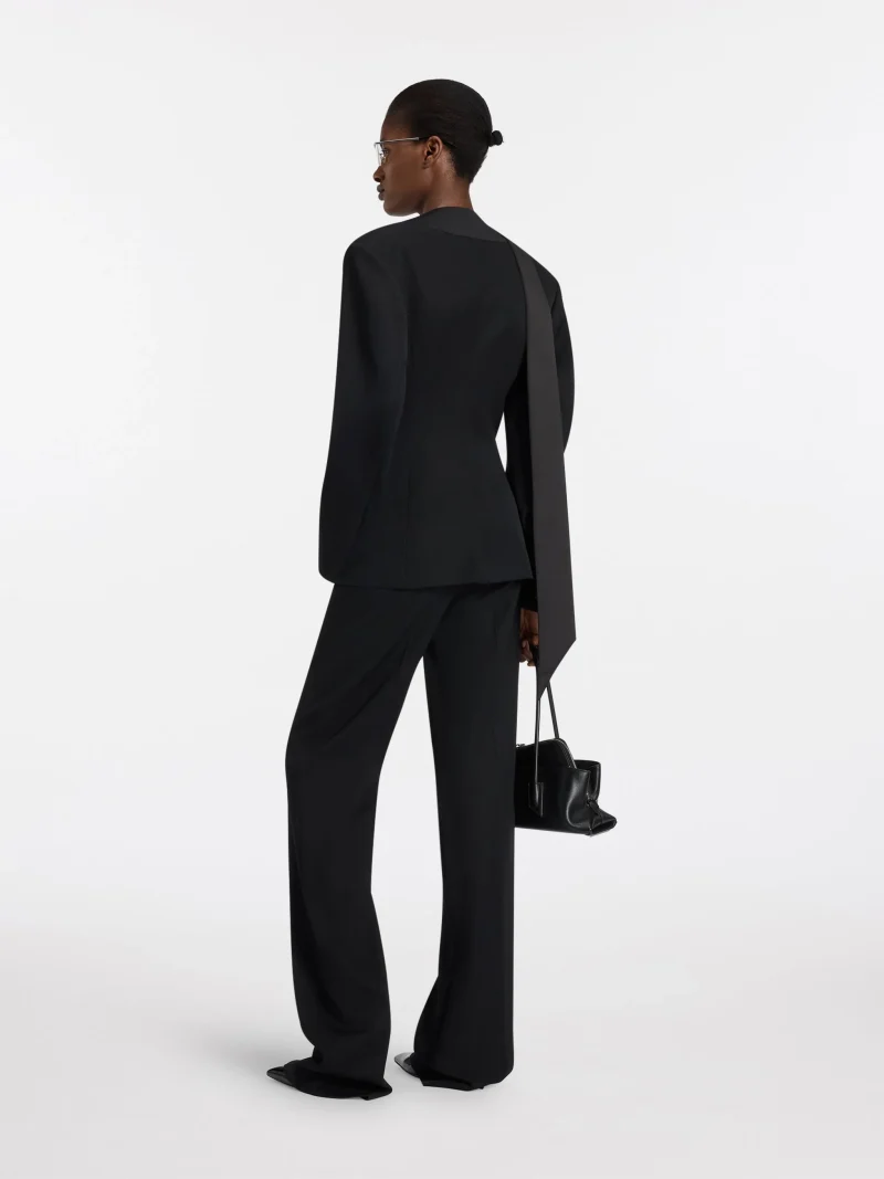Sacou The Attico Tuxedo negru - imagine 3