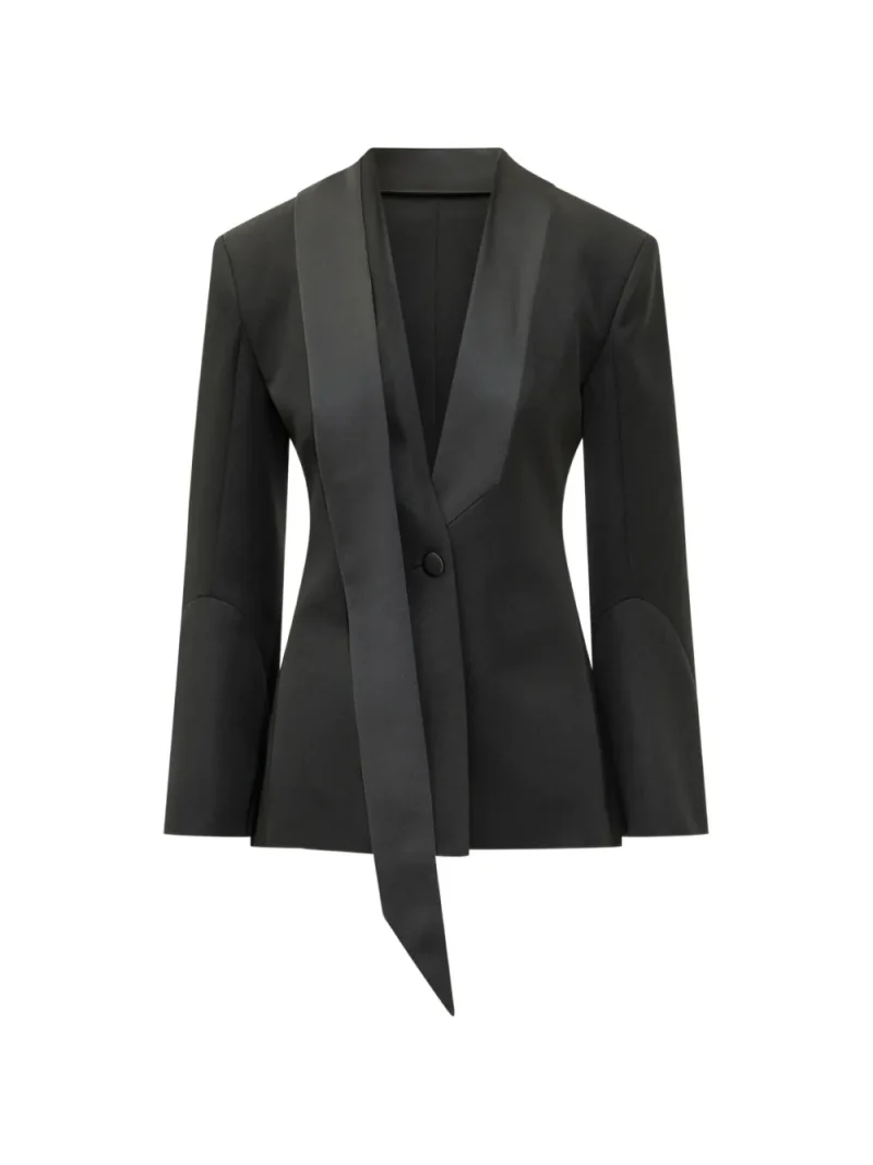 Sacou The Attico Tuxedo negru