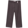 Pantaloni The Attico Seam-Detail Knee-Length violet