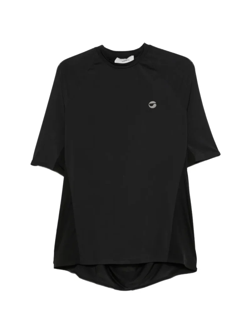 Tricou Coperni Cut-Out Draped-Back negru