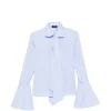 Camasa A.W.A.K.E. Mode High-Collar albastru