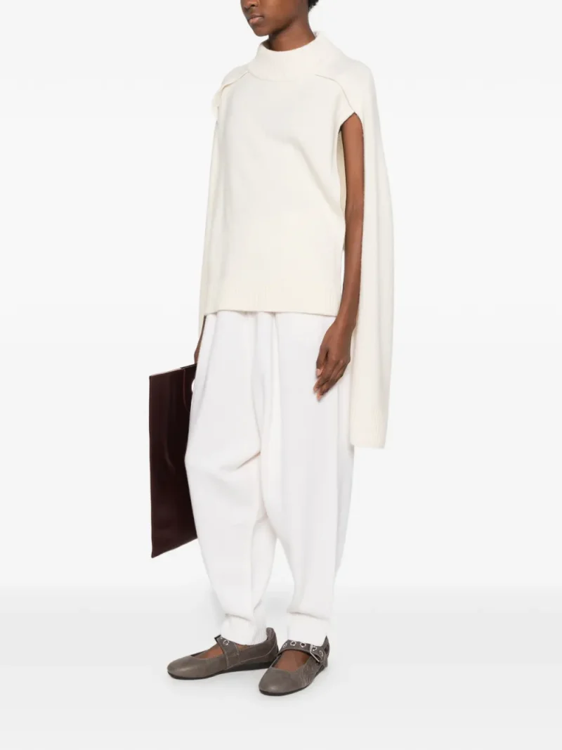Pantaloni Coperni Sarouel alb - imagine 4