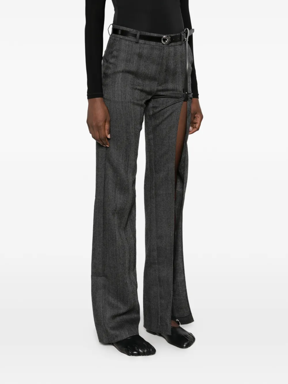 Pataloni Coperni Herringbone-Pattern gri - imagine 3