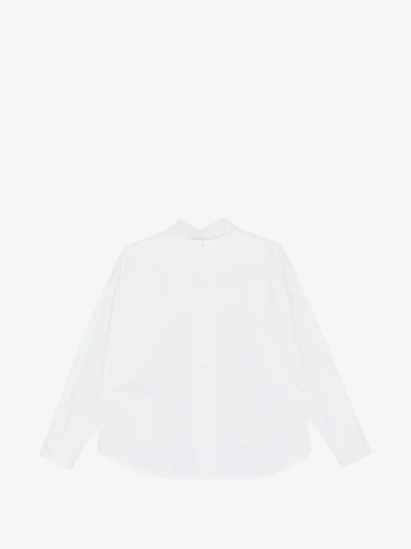 Alternative view of Camasa Lorena Antoniazzi stepped-hem button-back alb