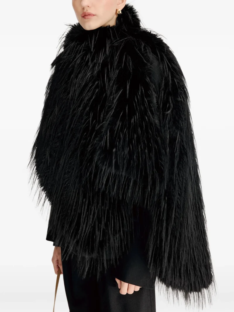 Capa LouLou De Saison Zari faux-fur negru