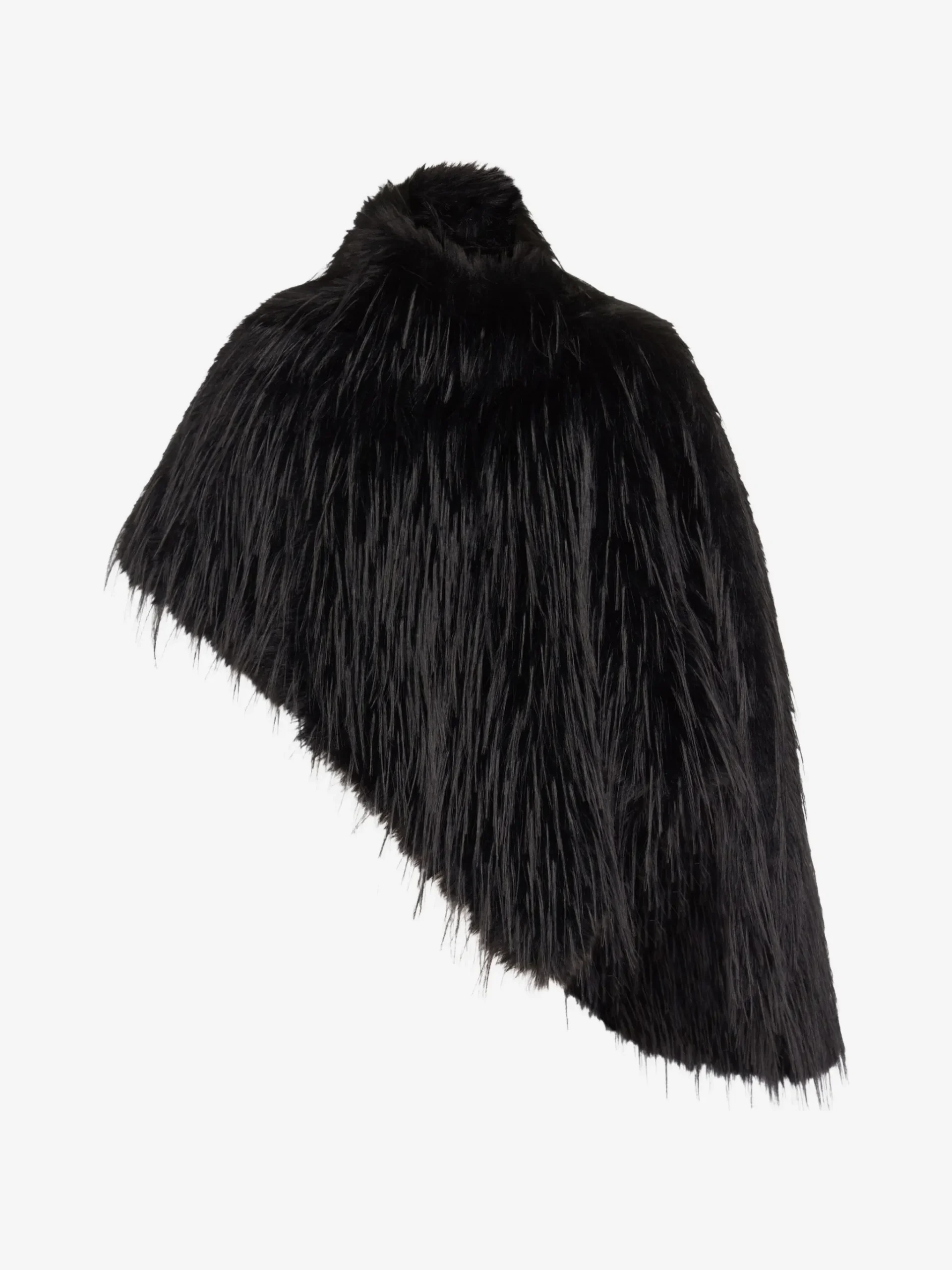Capa LouLou De Saison Zari faux-fur negru - imagine 2