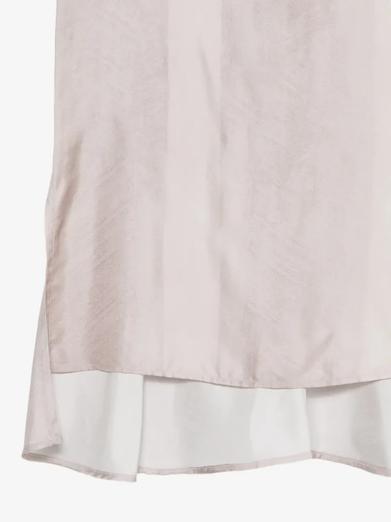 Fusta Lorena Antoniazzi silk roz - imagine 3