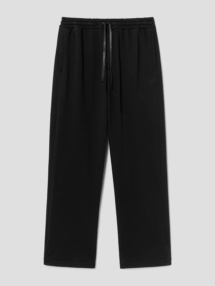 Alternative view of Pantaloni Juun.J Drawstring Track negru