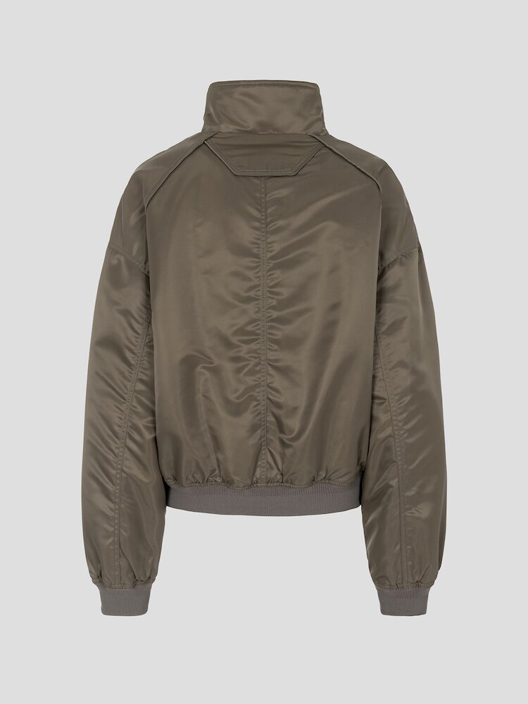 Alternative view of Jacheta Juun.J Flap-Pockets Bomber hhaki