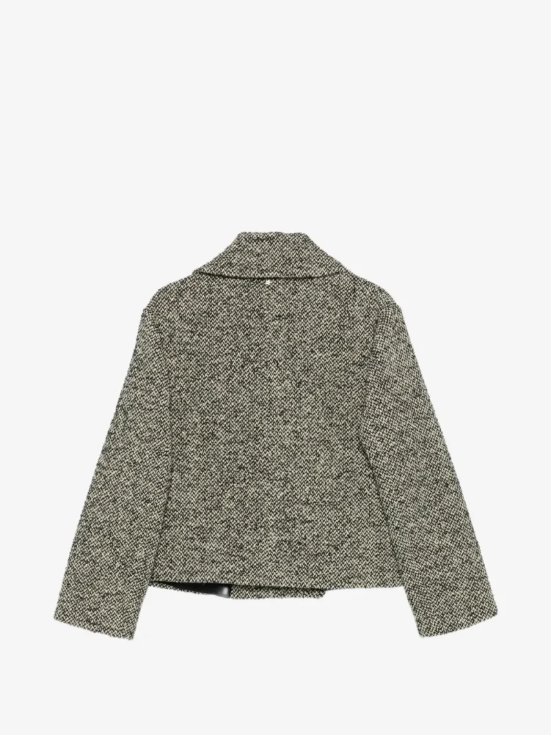 Alternative view of Jacheta Lorena Antoniazzi double-breasted tweed gri