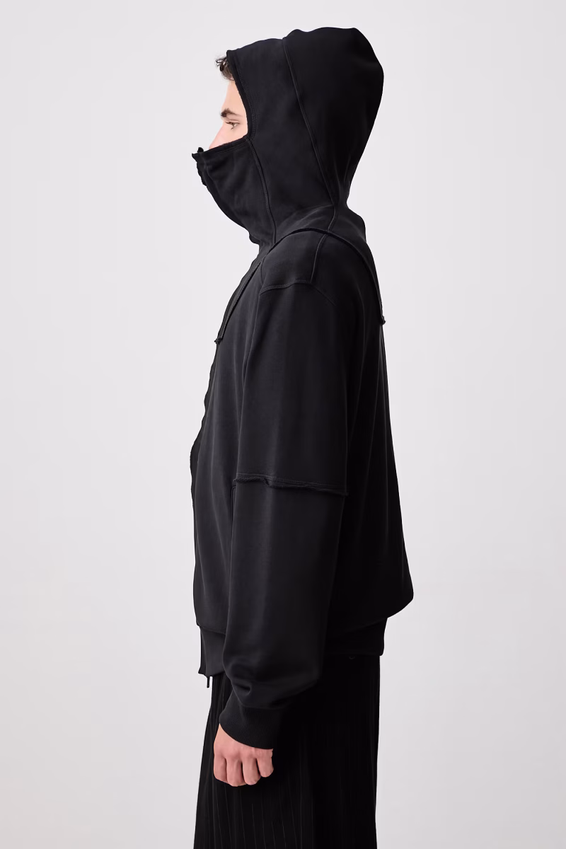 Hanorac Y-3 French Terry Ninja negru - imagine 3