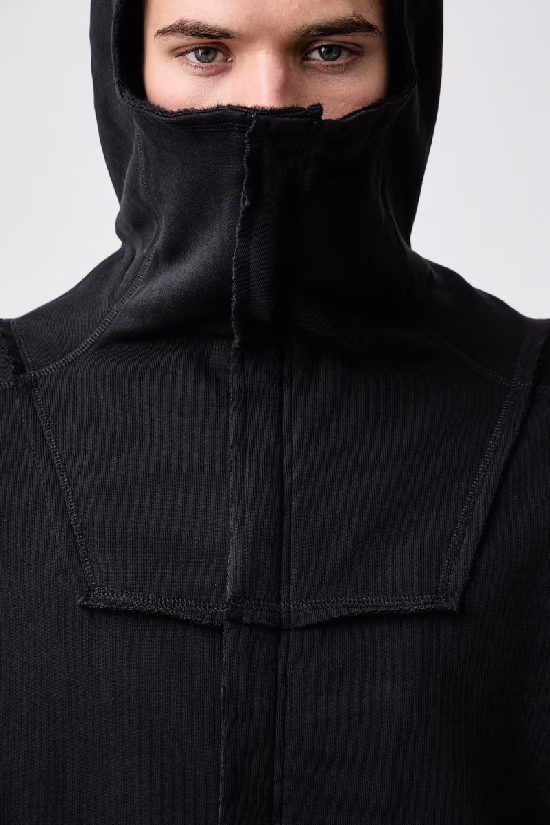 Hanorac Y-3 French Terry Ninja negru - imagine 5