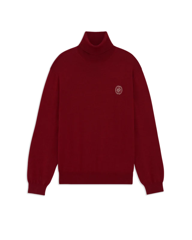 Maleta Drole de Monsieur Mirror Wool Silk visiniu