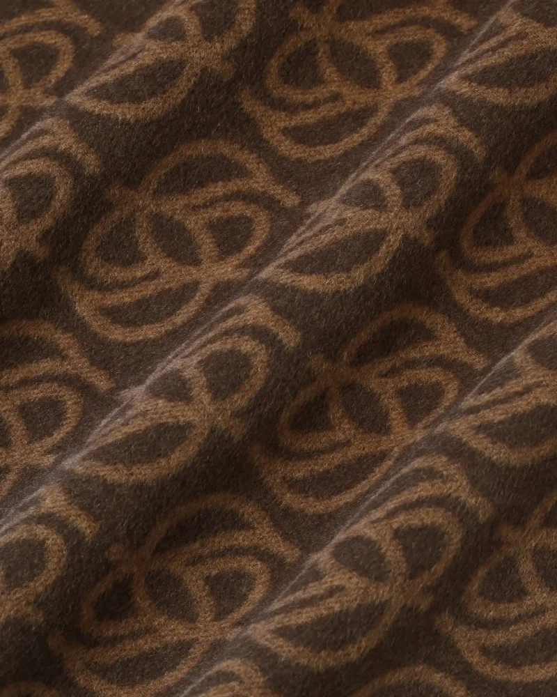 Jacheta Drole De Monsieur Monogram-Print maro - imagine 3