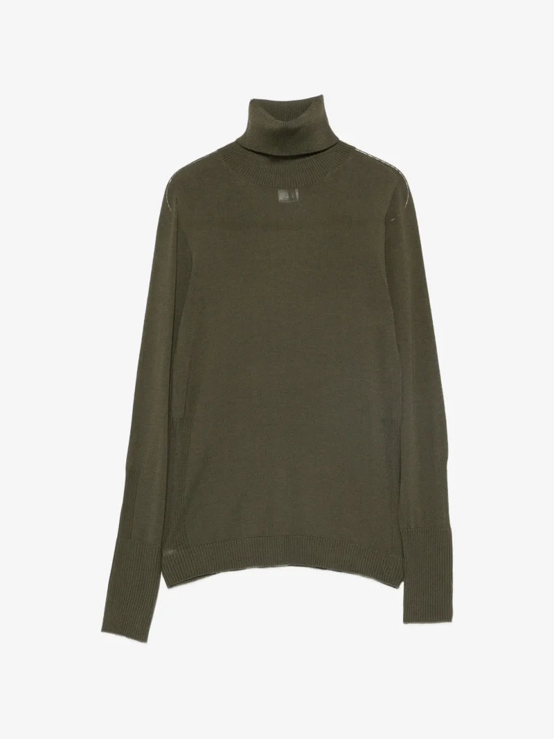 Maleta Lorena Antoniazzi roll-neck verde