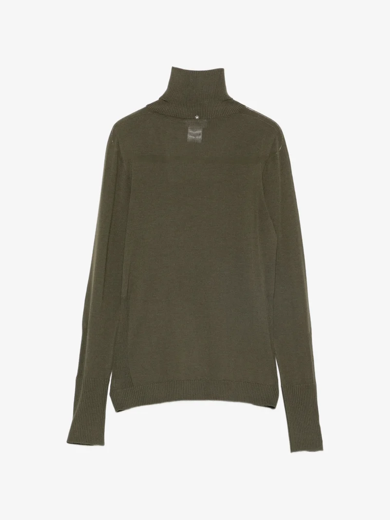 Alternative view of Maleta Lorena Antoniazzi roll-neck verde